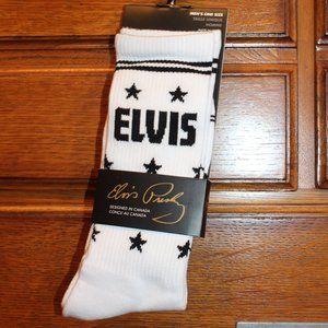 Elvis Socks Size 9-12 Mens 1 Pair RollCrew Style